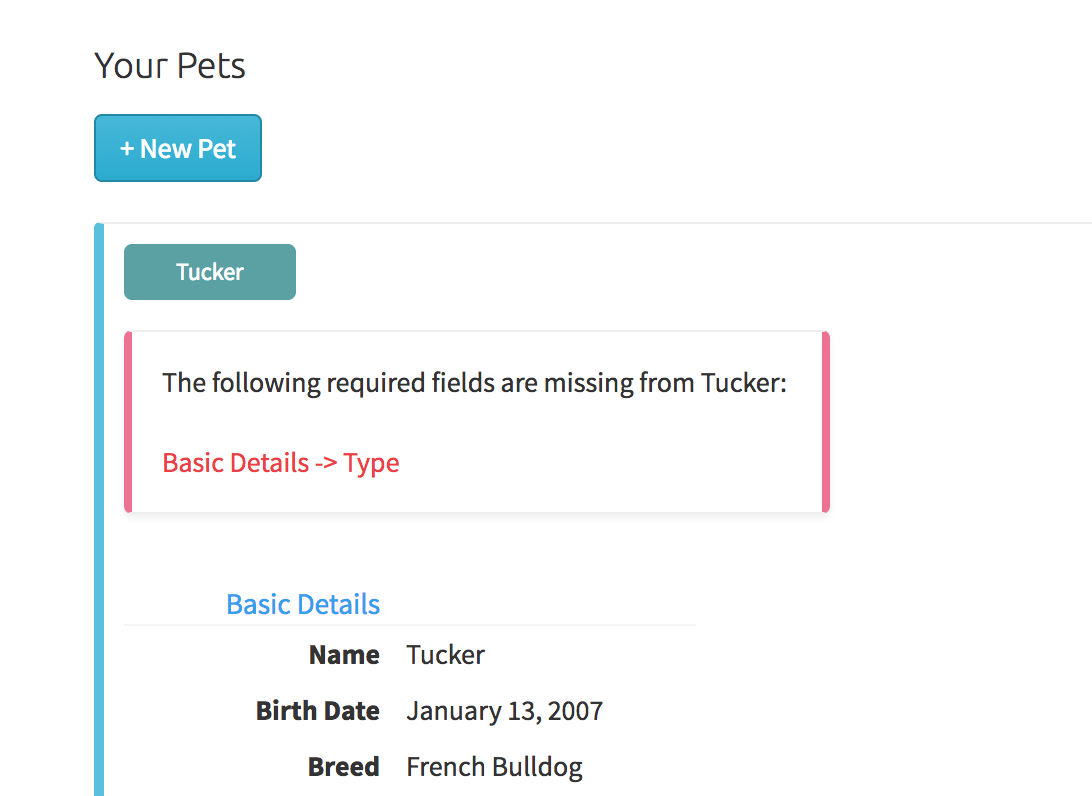 Required Fields Missing on Pet Profile.png